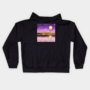 Purple sunset Kids Hoodie